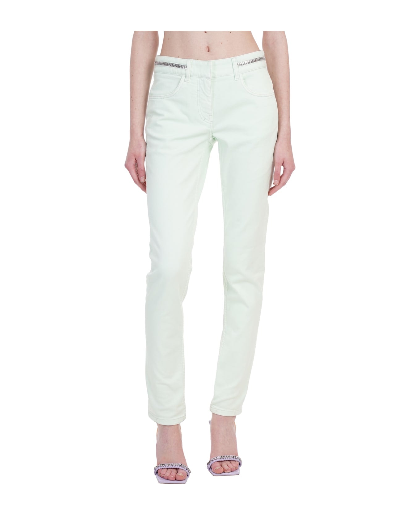 GIVENCHY WOMEN'S SLIM FIT DENIM W/ ZIPPER AT WAIST NWT