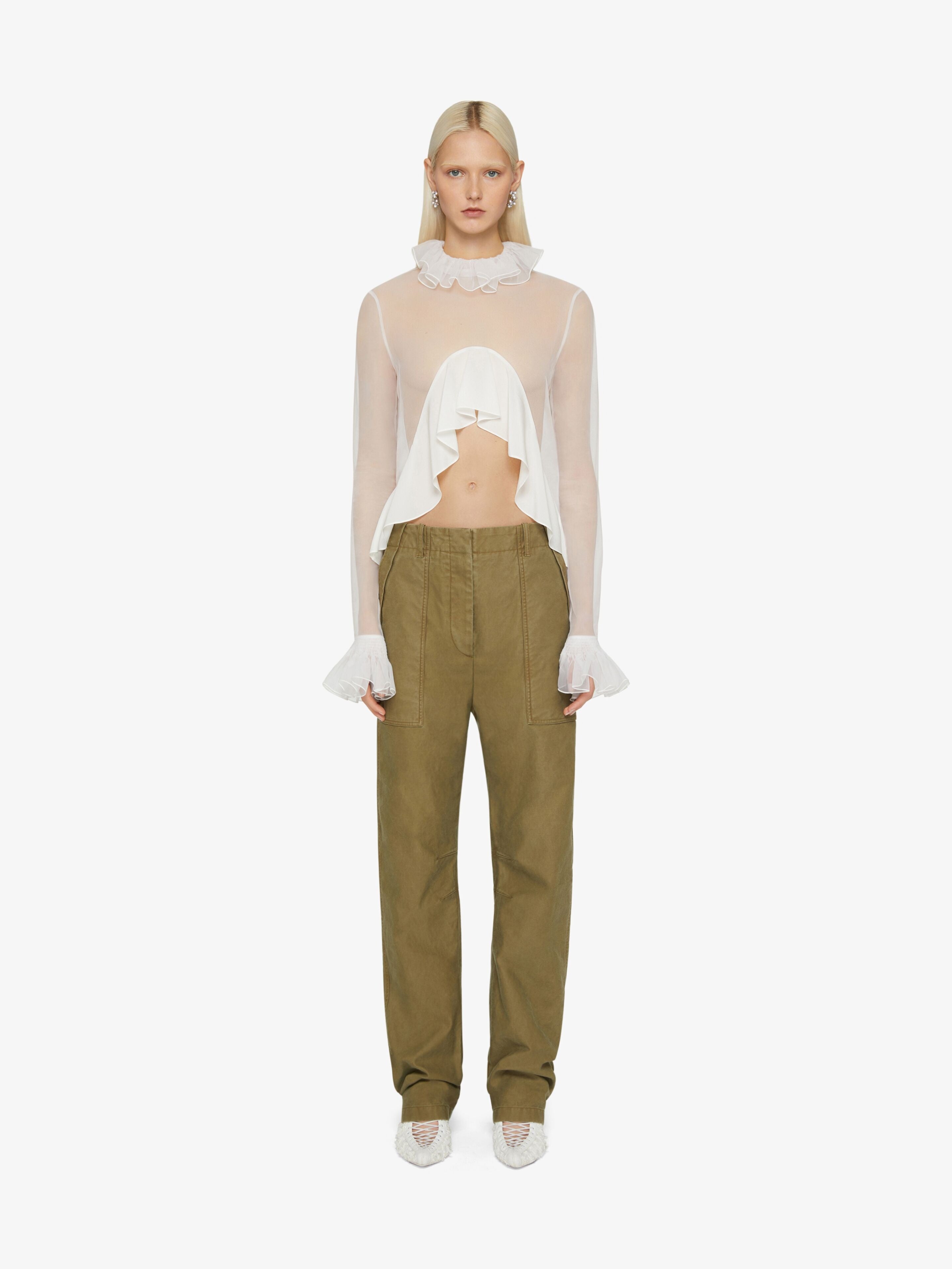 GIVENCHY WOMEN'S RELAXED FIT CARGO PANTS NWT