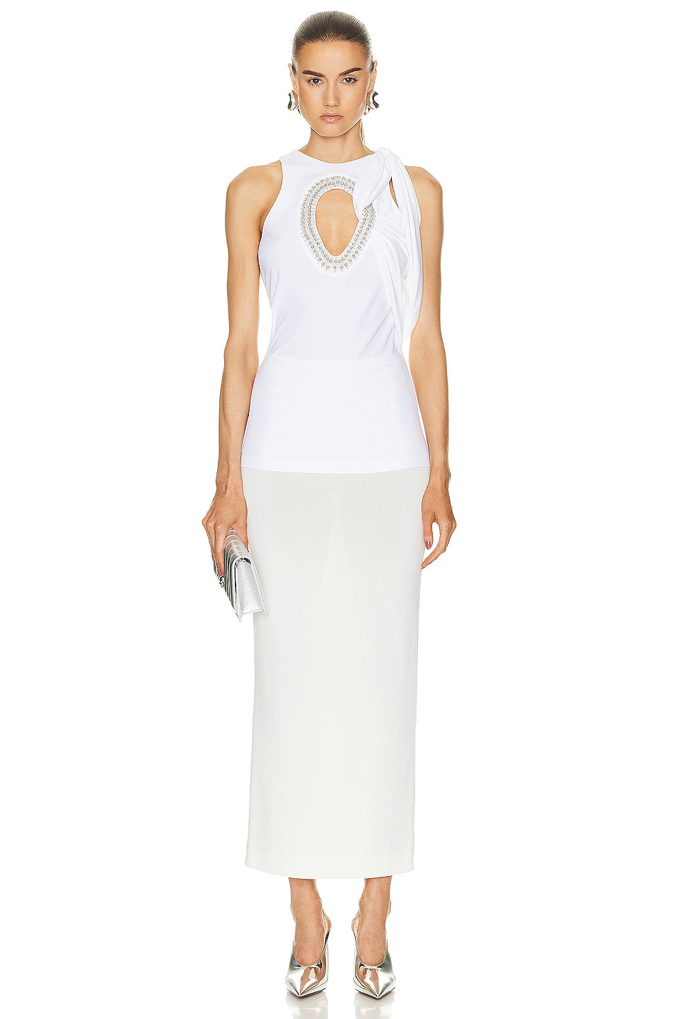 GIVENCHY WOMEN'S EMBROIDERRED HALTER TOP NWT