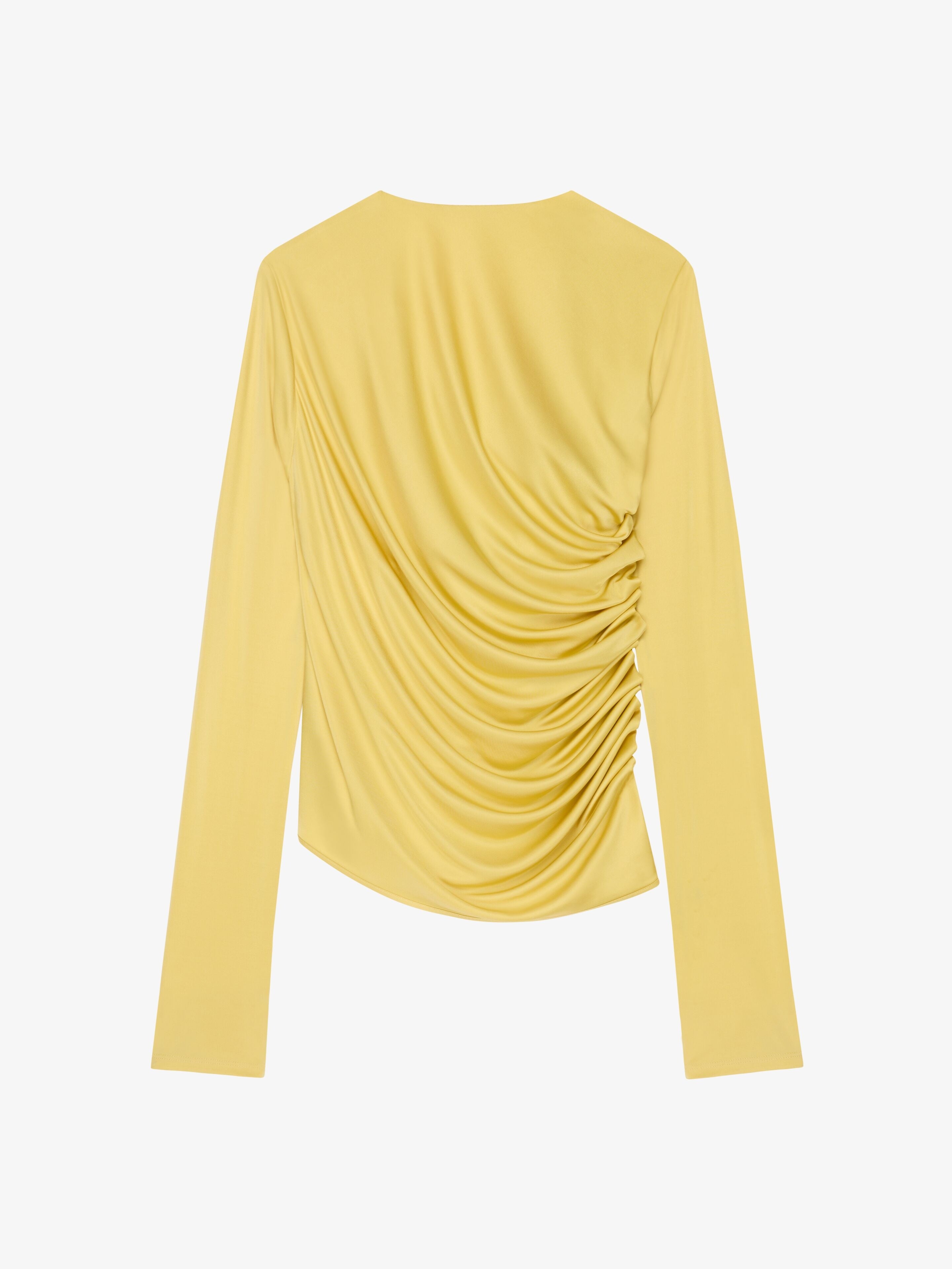 GIVENCHY WOMEN'S DRAPPED LONG SLEEVES TOP NWT