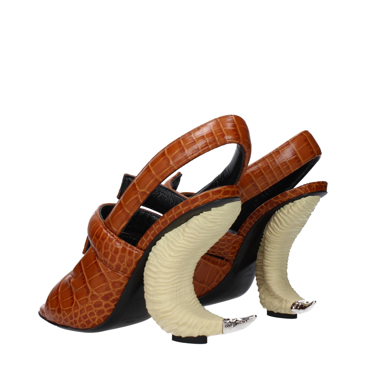 GIVENCHY WOMEN'S HORN 4G SLINGBACK SANDAL 105 NWT