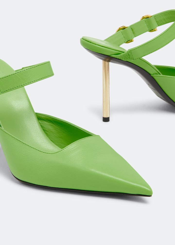 GIVENCHY WOMEN'S VOYOU HIGH MULES 90 NWT