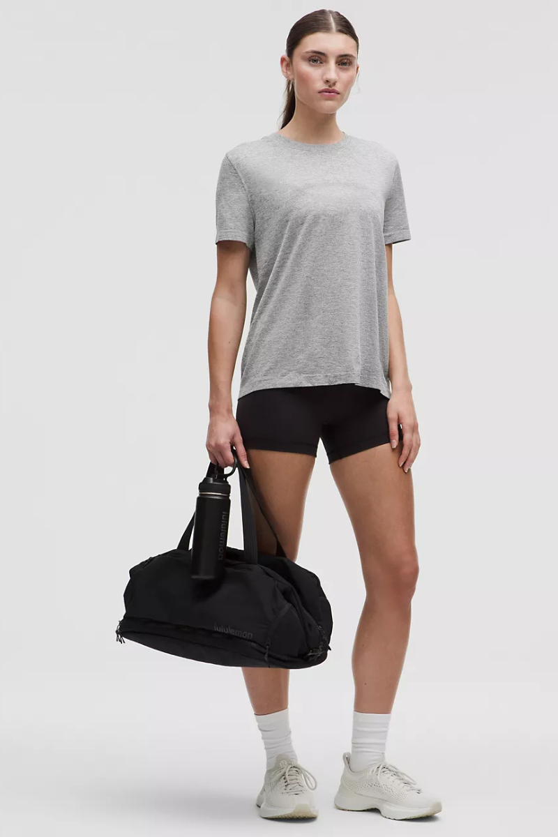 Lululemon Swiftly Relaxed Short Sleeve  Slate White