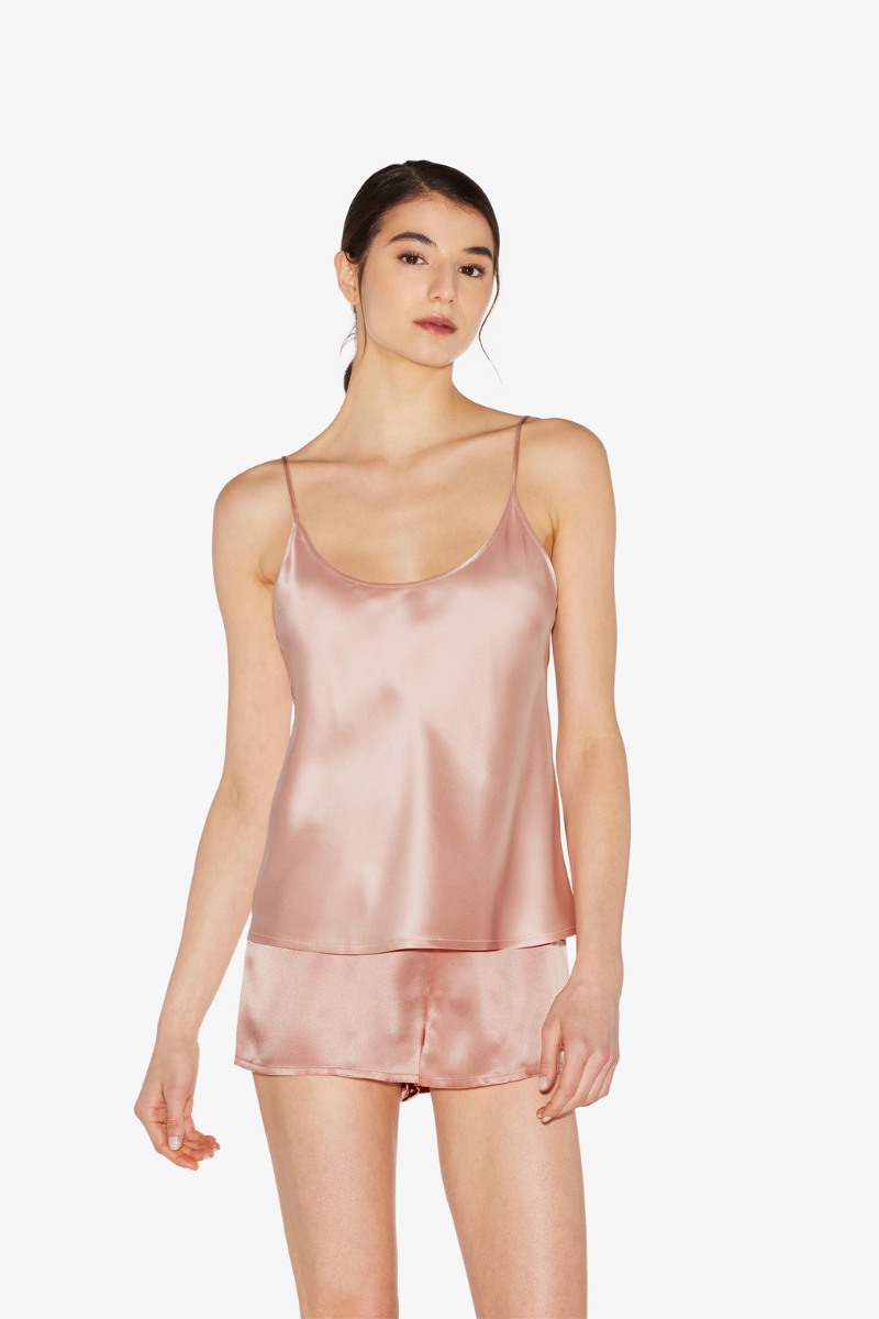 La Perla Silk Camisole In Powder pink