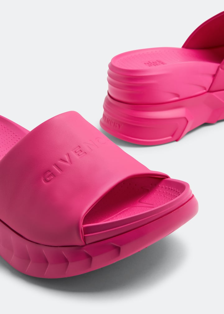 GIVENCHY WOMEN'S MARSHMALLOW LOW WEDGE SANDALS 75MM NWT