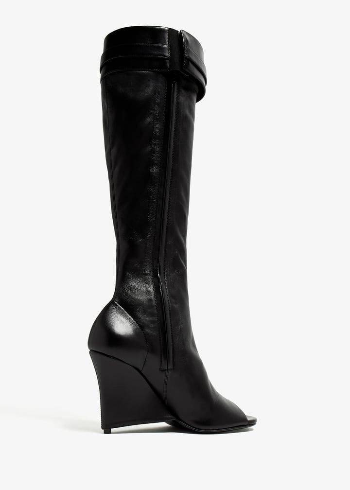 GIVENCHY WOMEN'S SHARK LOCK STILETTO SANDAL BOOTS 95 MM NWT