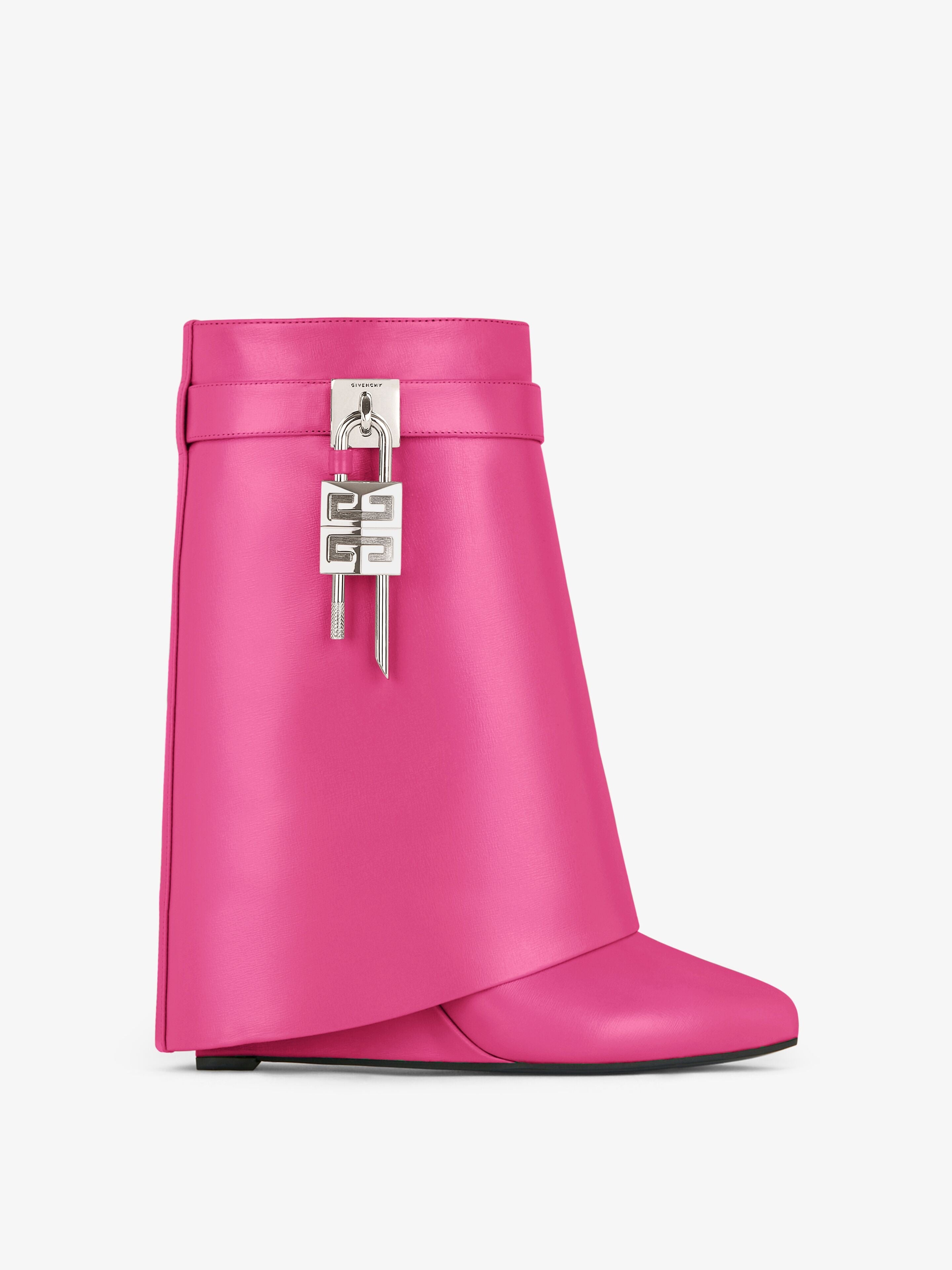 GIVENCHY WOMEN'S SHARK LOCK ANKLE BOOTS 90MM NWT