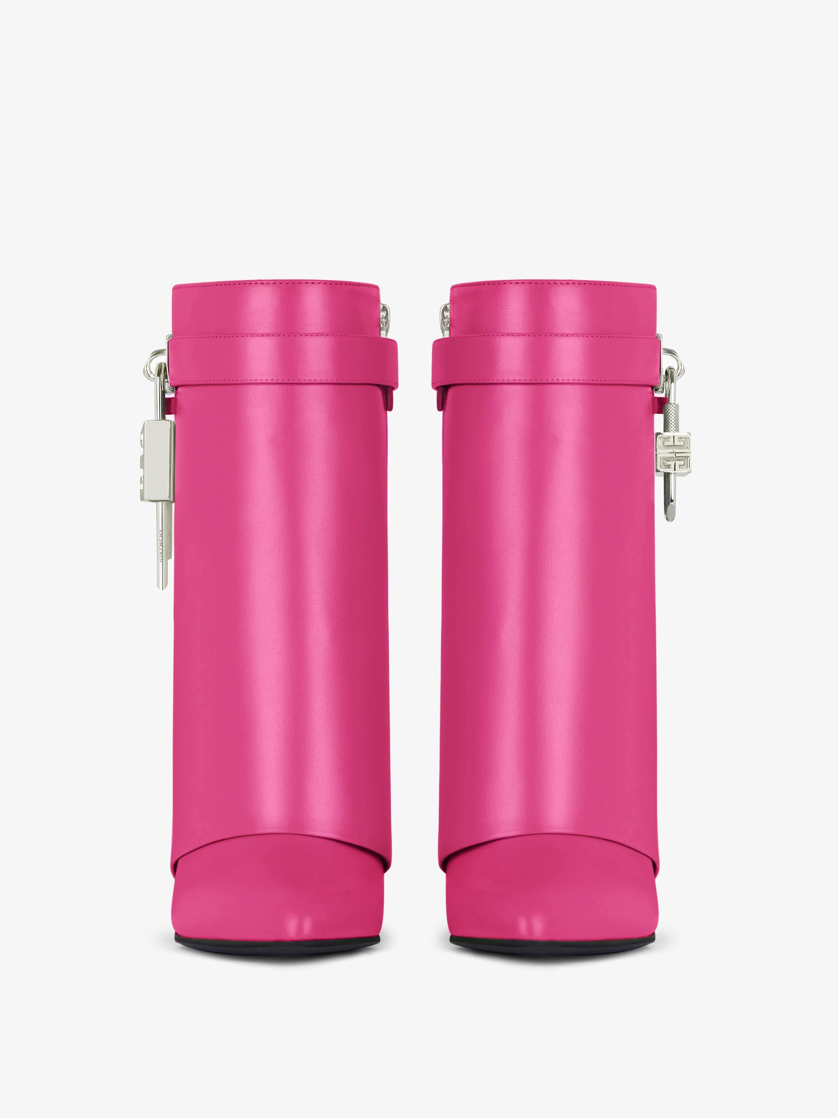 GIVENCHY WOMEN'S SHARK LOCK ANKLE BOOTS 90MM NWT