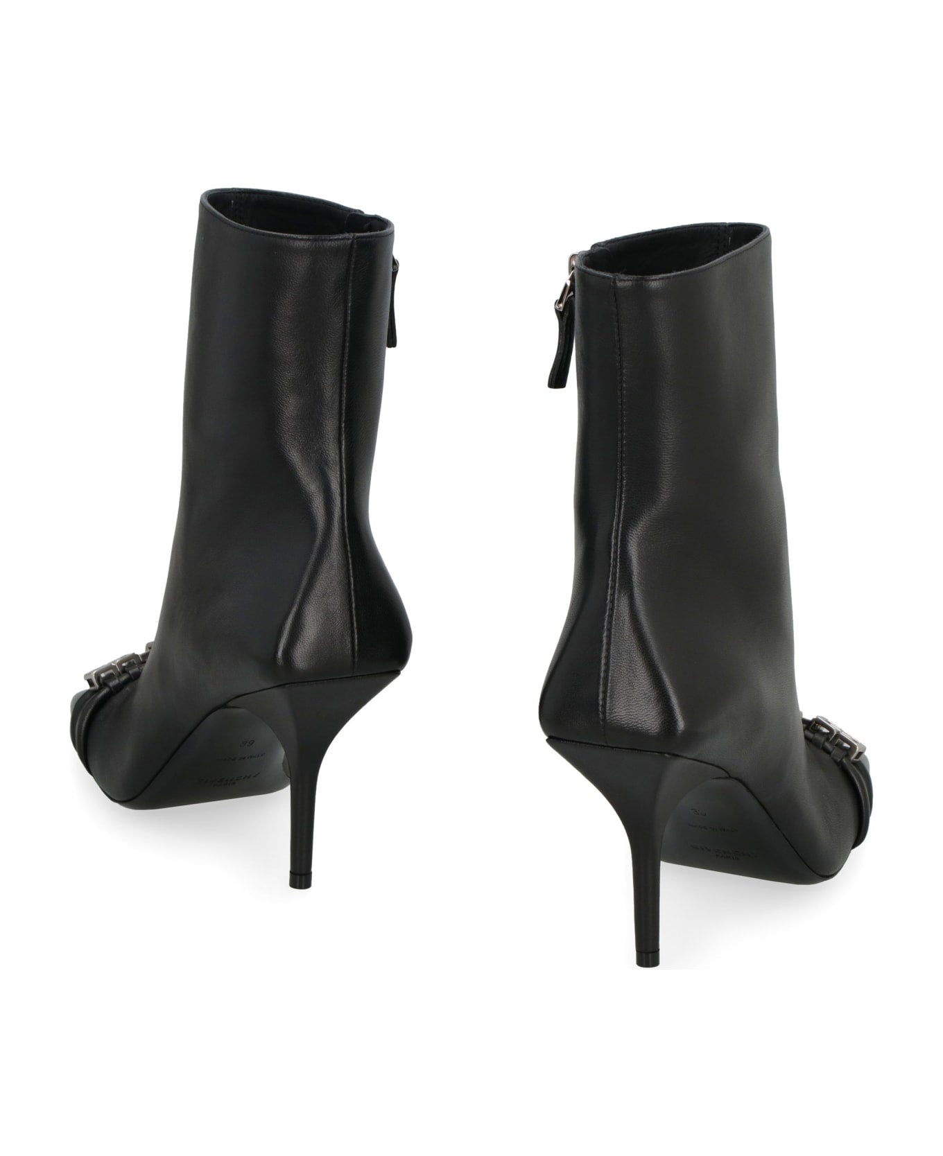 GIVENCHY WOMEN'S G WOVEN HEEL ANKLE BOOT 90 NWT