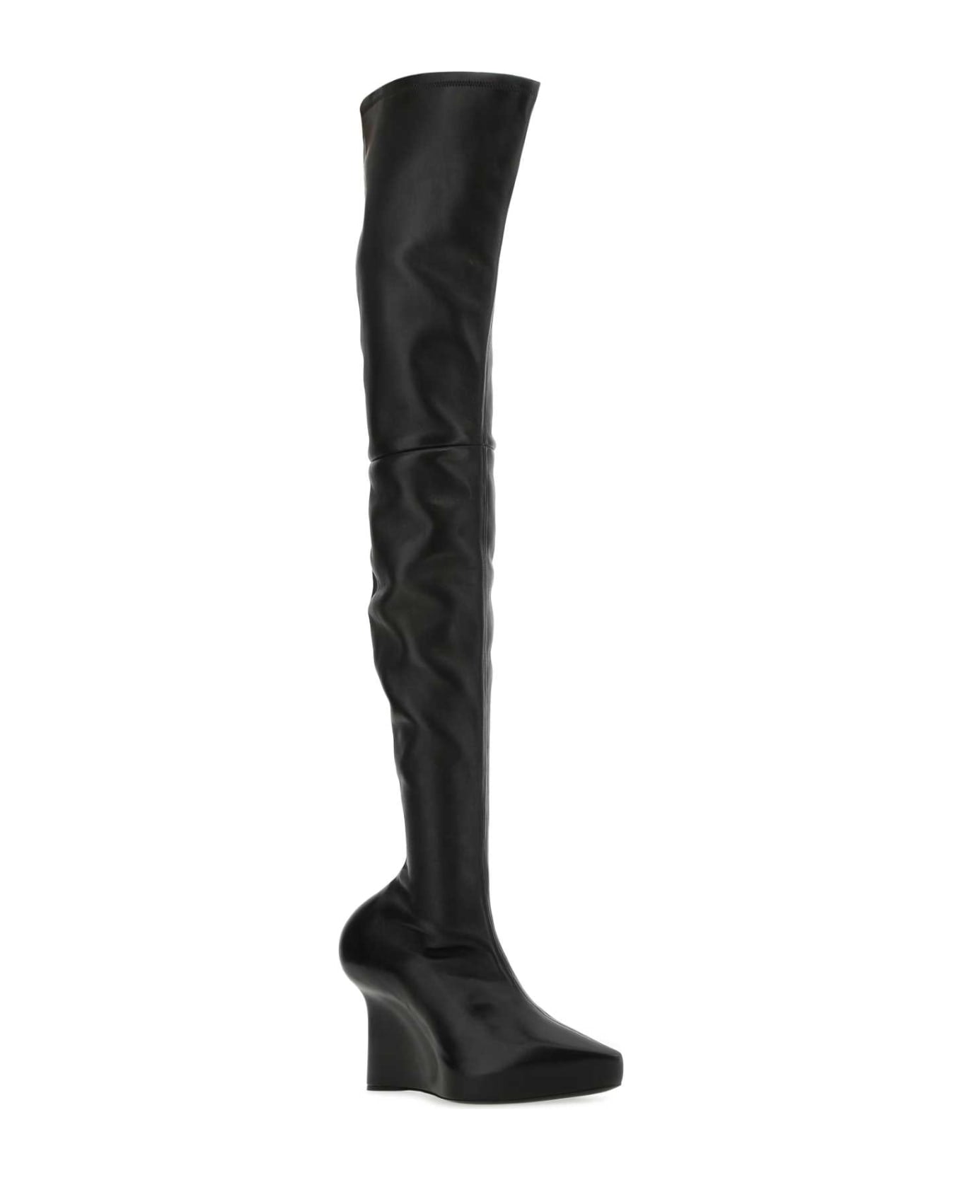 GIVENCHY WOMEN'S SHOW STRETCH WEDGE OTK BOOT 80MM NWT