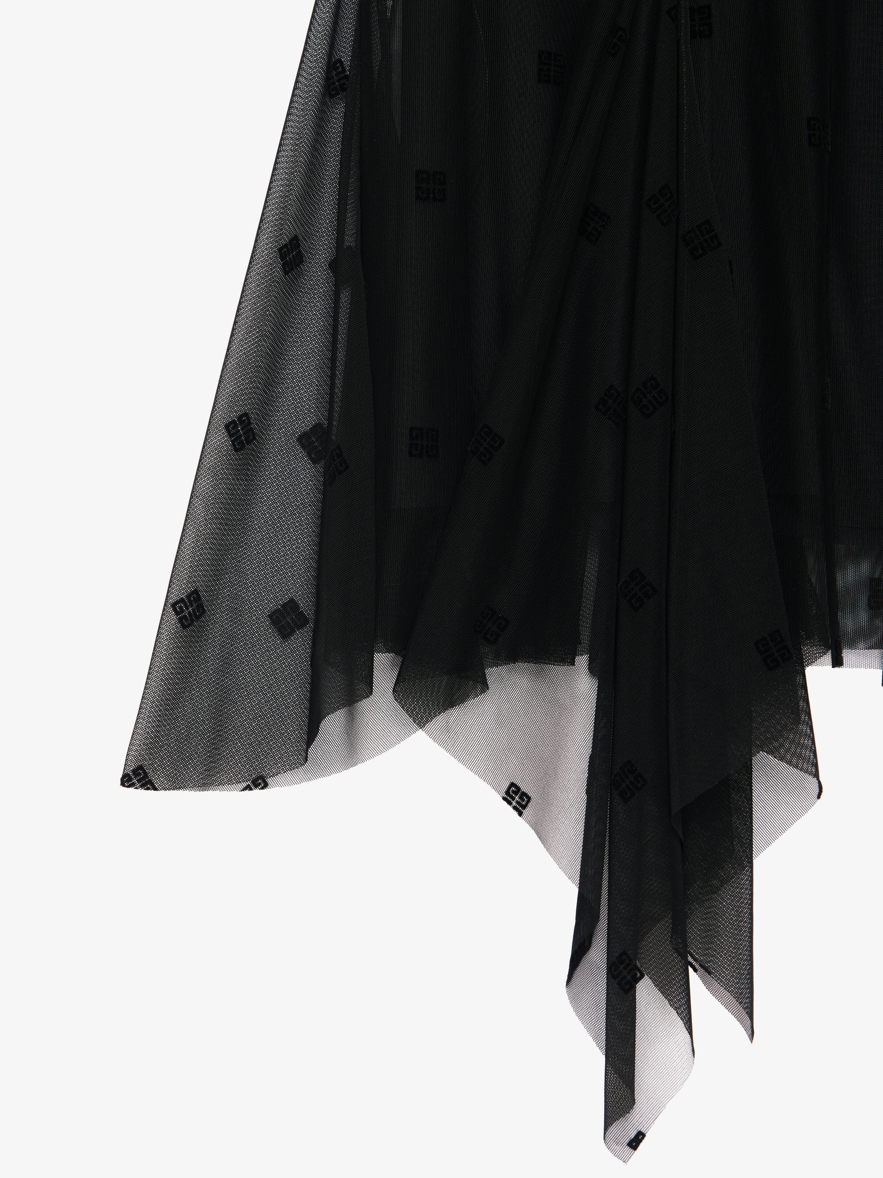 GIVENCHY WOMEN'S KNEE LENGHT TULLE SKIRT WITH POINTS NWT