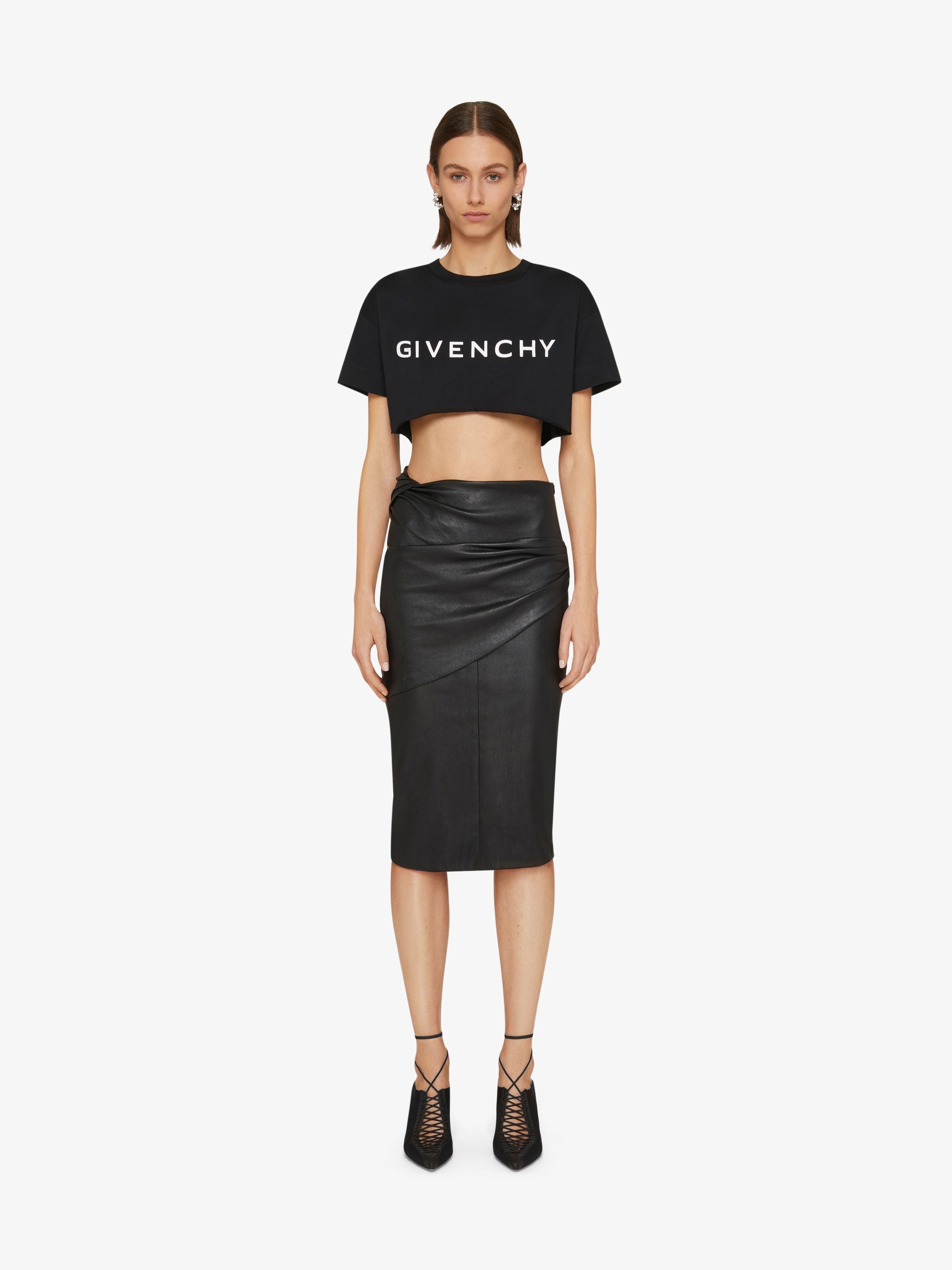 GIVENCHY WOMEN'S DRAPED SKIRT NWT