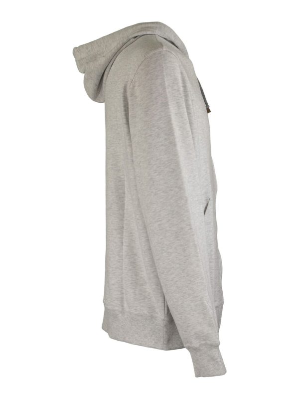 BRUNELLO CUCINELLI MEN'S PEARL ZIP-UP HOODED SWEATSHIRT