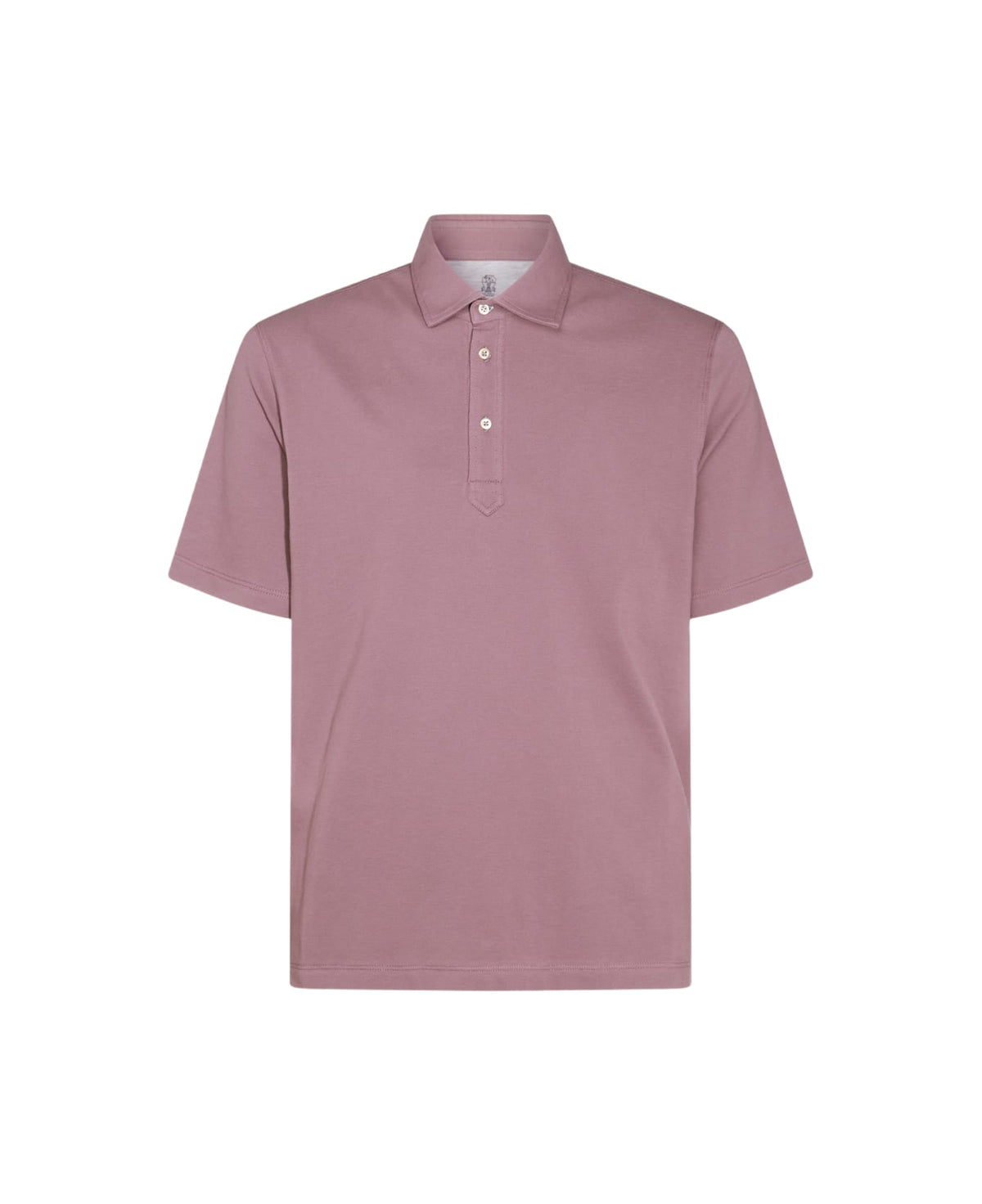 BRUNELLO CUCINELLI MEN'S ONION SHORT SLEEVE POLO SHIRT