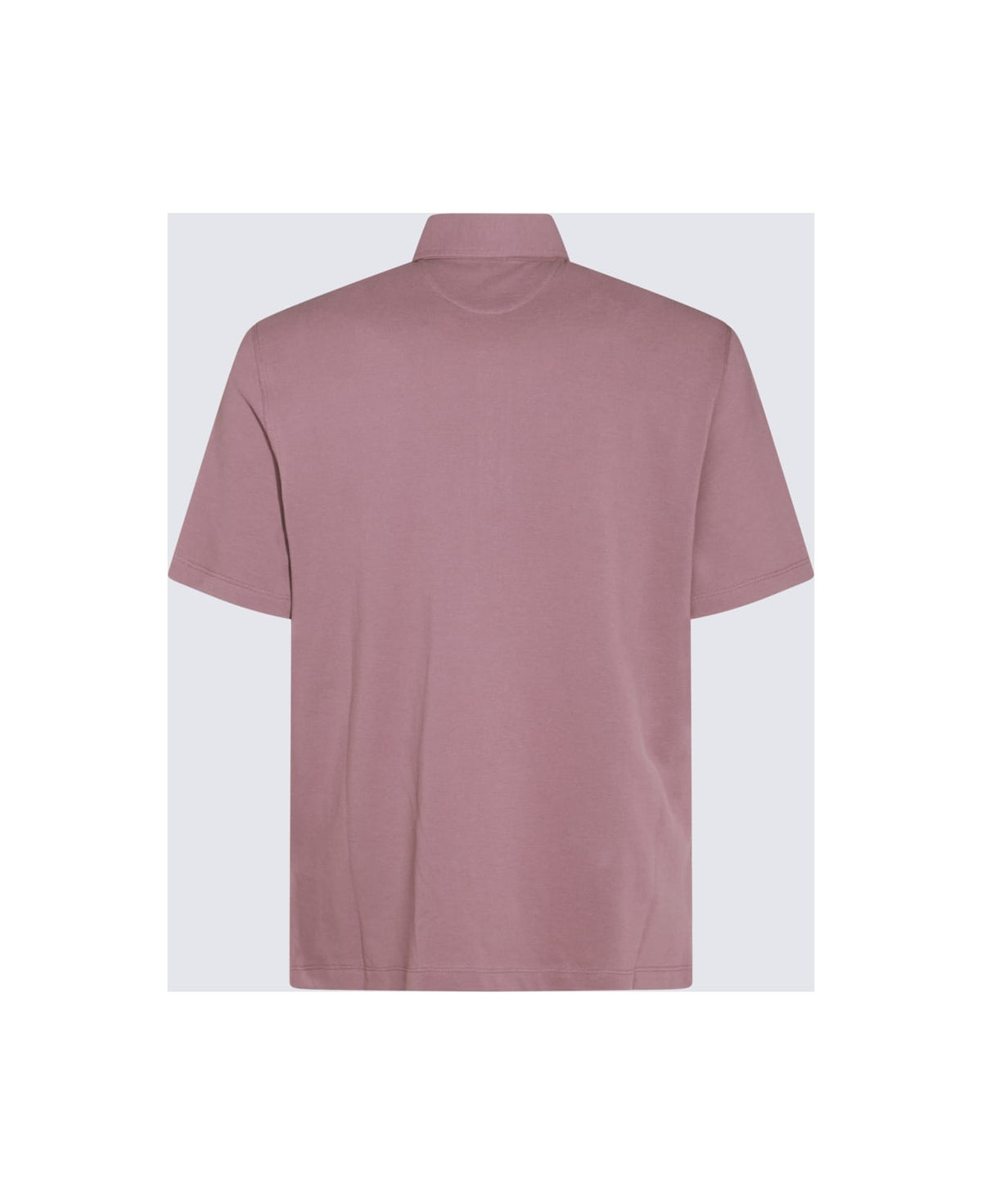 BRUNELLO CUCINELLI MEN'S ONION SHORT SLEEVE POLO SHIRT