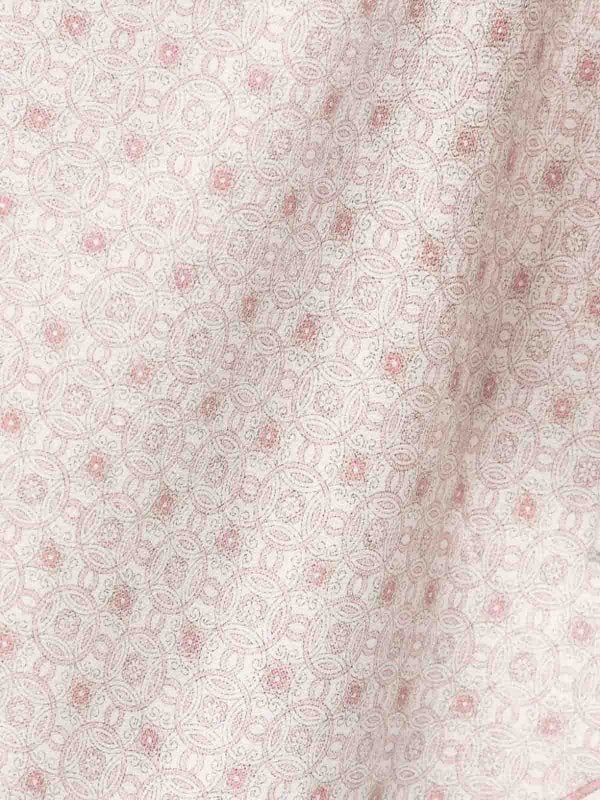 BRUNELLO CUCINELLI MEN'S PINK SILK POCKET SQUARE