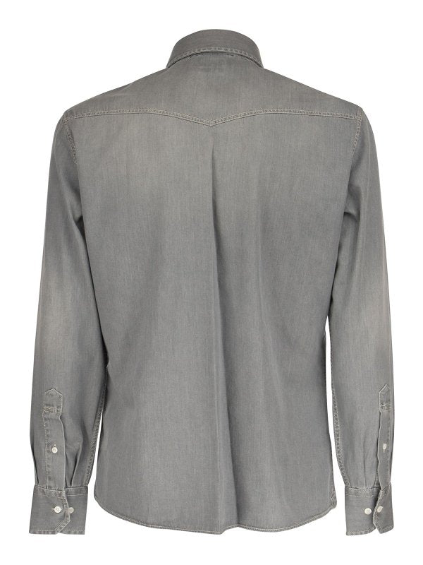 BRUNELLO CUCINELLI MEN'S SHIRT ML6304008_CW363 NWT