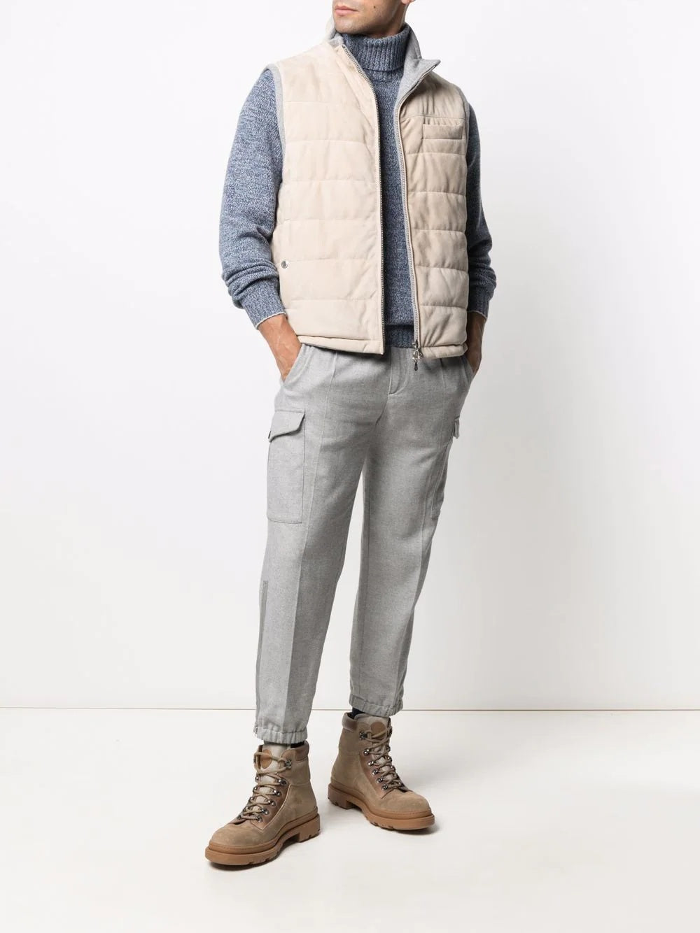 BRUNELLO CUCINELLI MEN'S PANTS ME251H0640_C1002 NWT