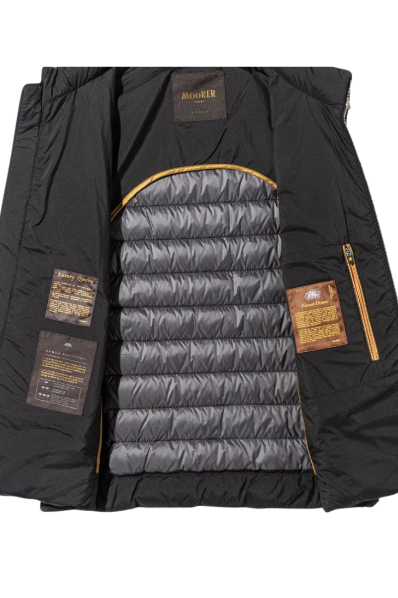 MooRER CALAF-LS9 Down Vest Nero