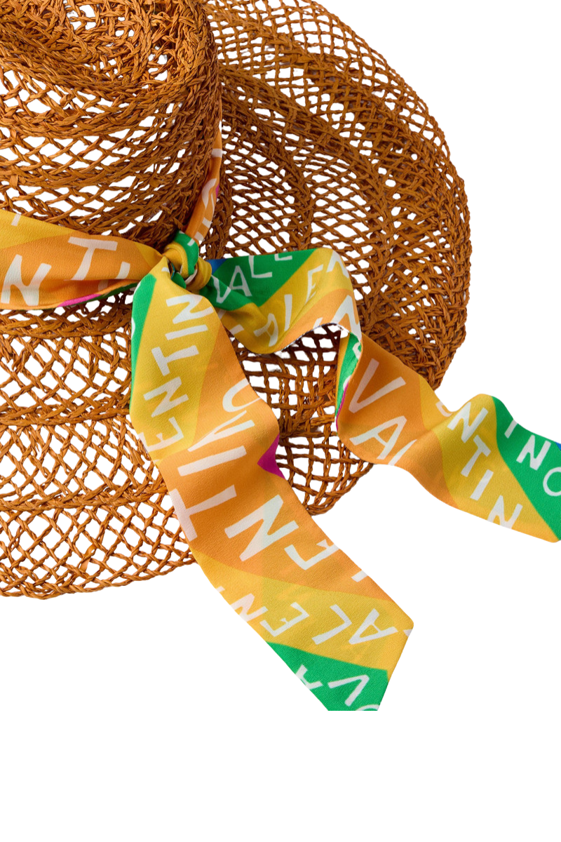 Valentino Garavani Escape Wide Brim Straw Hat