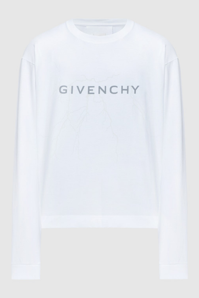 Givenchy Boxy Long Sleeve_White