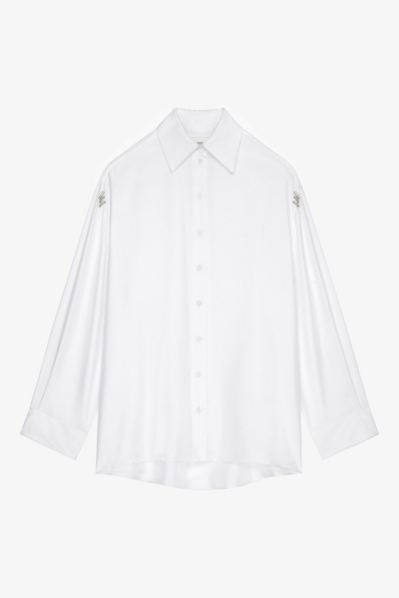 Givenchy 3 Strass Shirt-White