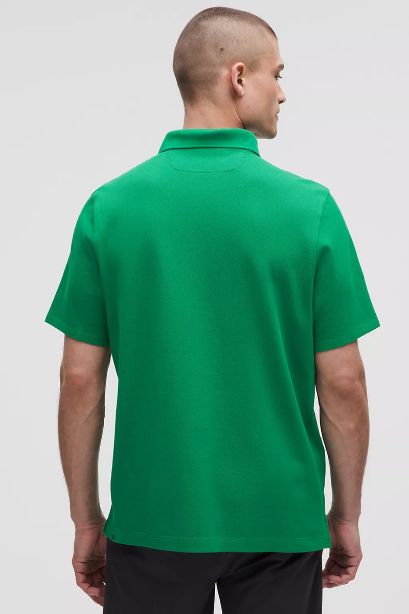 Lululemon Cotton Pique Short-Sleeve Polo Raceway Green
