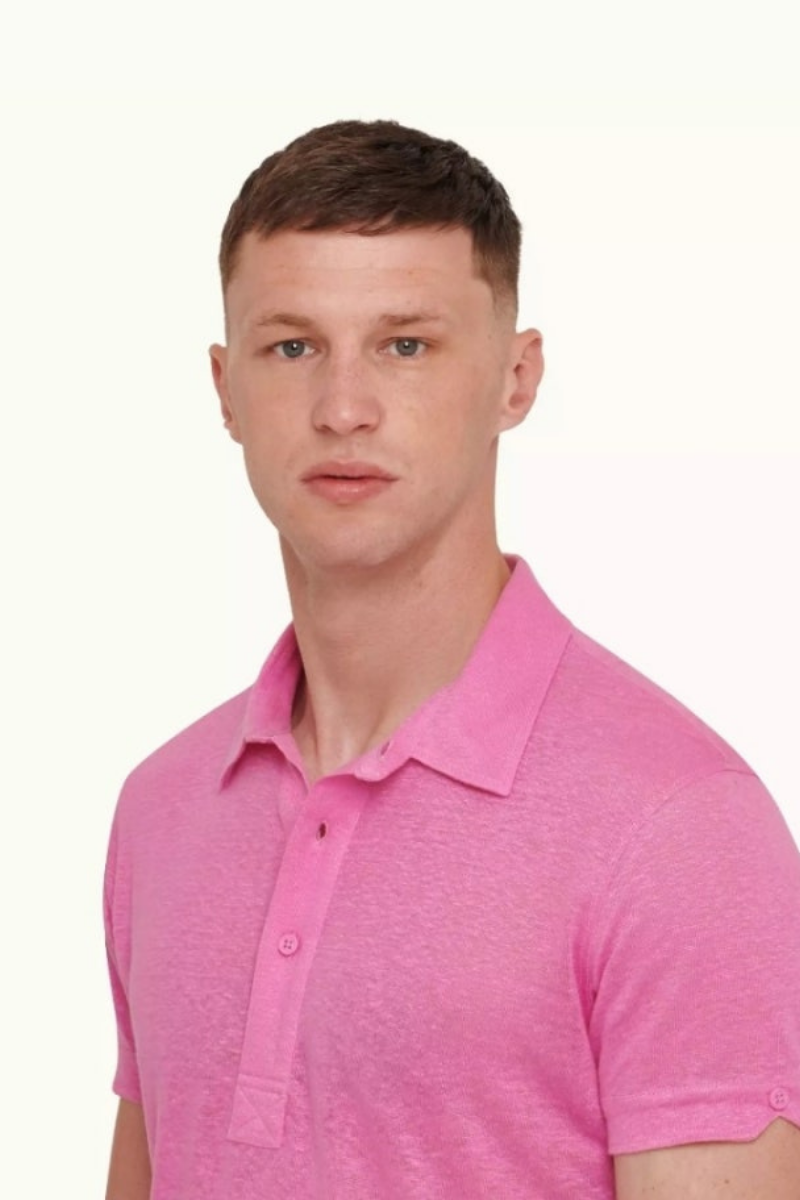 Orlebar Brown SEBASTIAN LINEN-276071-CANDY