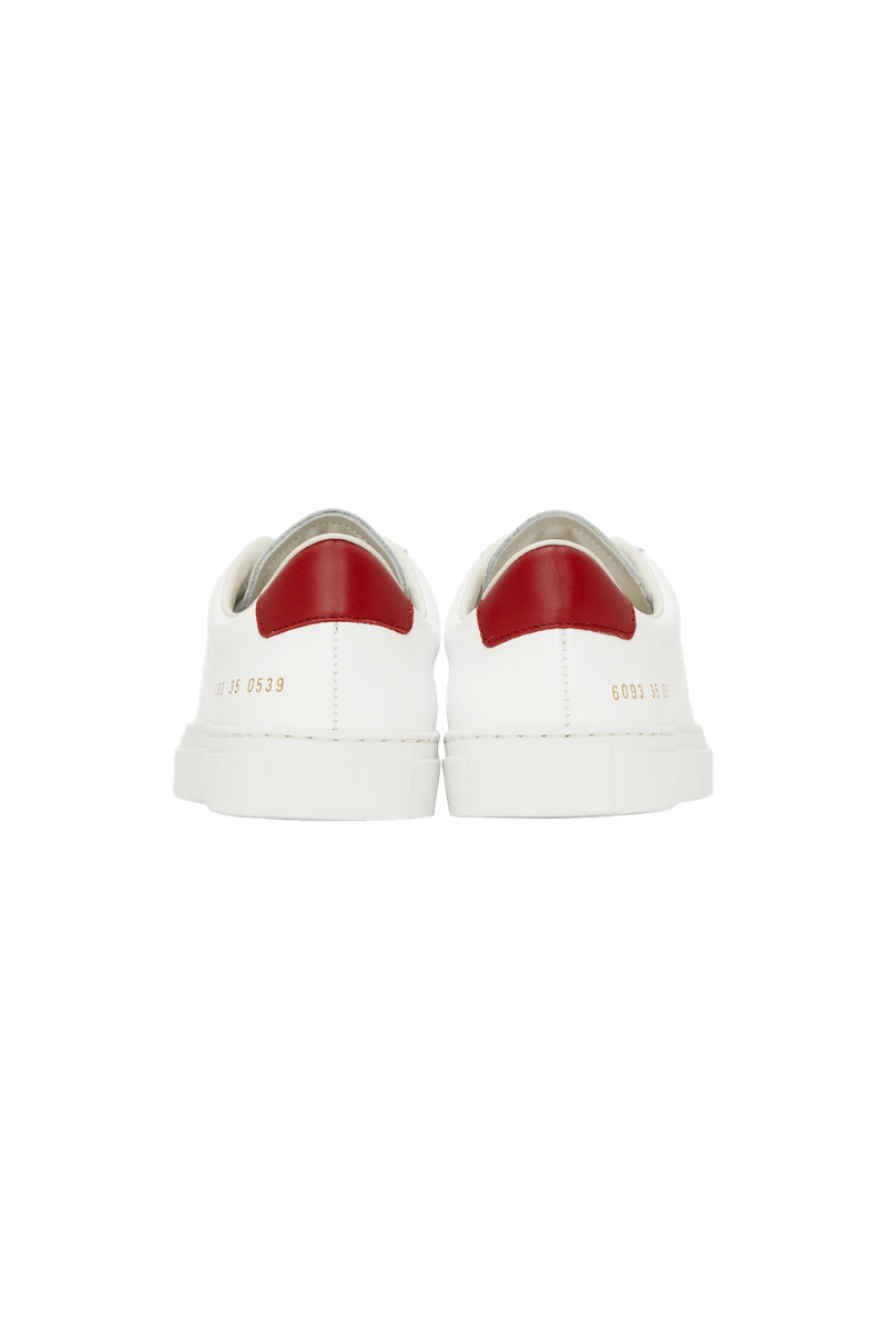 Common Projects Retro Low Womens 6093-White/Red