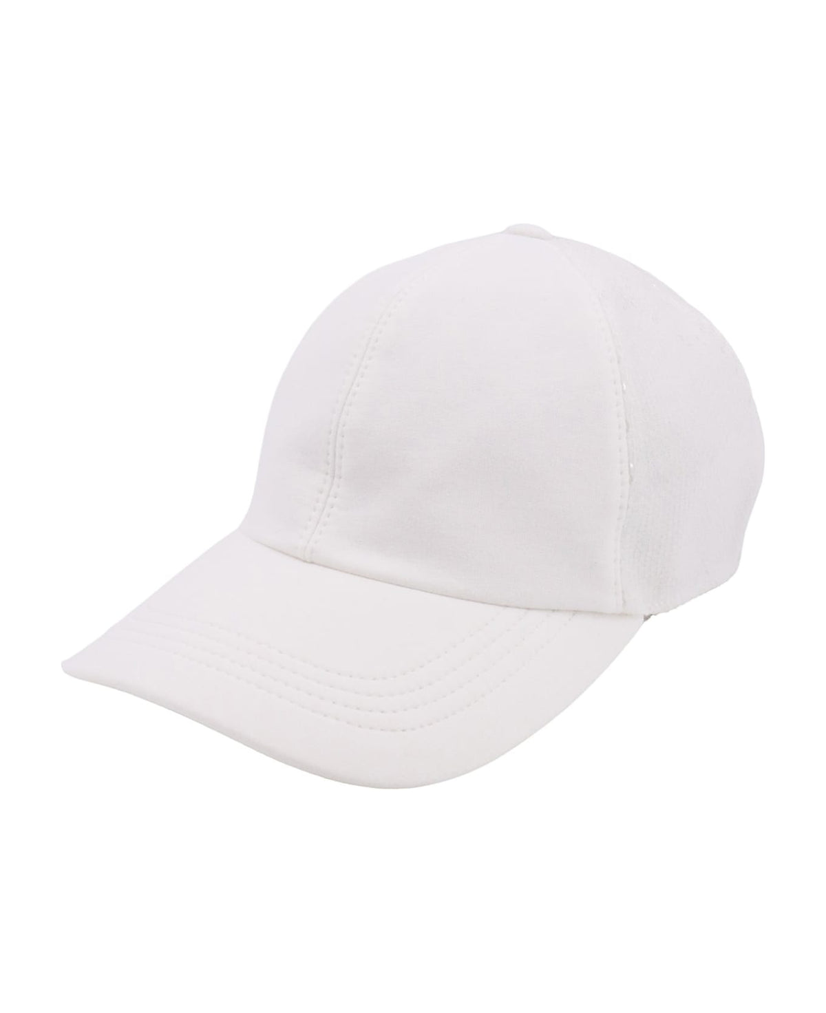 BRUNELLO CUCINELLI WOMEN'S NATURAL COTTON BASEBALL HAT
