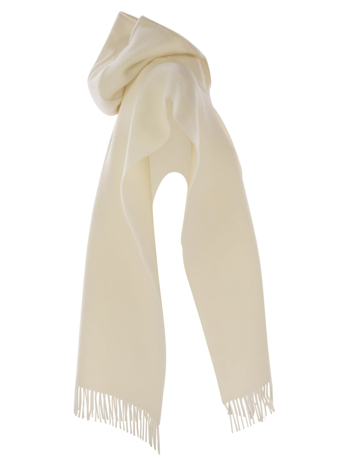 BRUNELLO CUCINELLI WOMEN'S PANAMA WOOL BLEND FRINGED SCARF