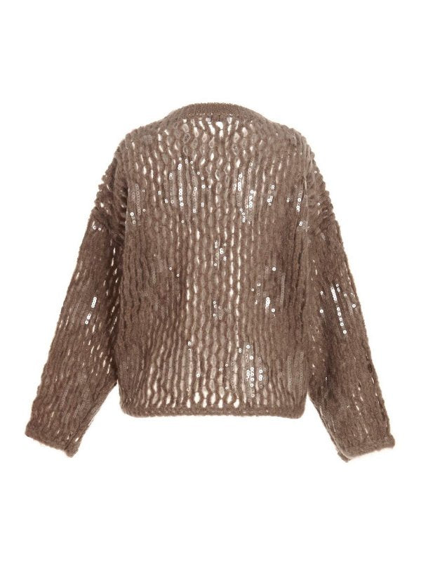 BRUNELLO CUCINELLI WOMEN'S SWEATER M1UR03500_C8642 NWT