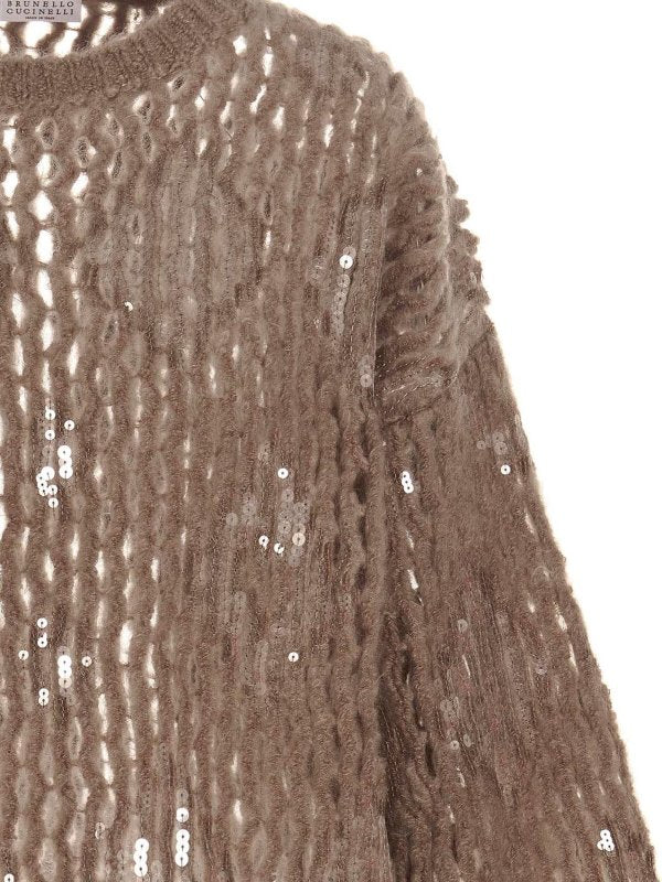 BRUNELLO CUCINELLI WOMEN'S SWEATER M1UR03500_C8642 NWT