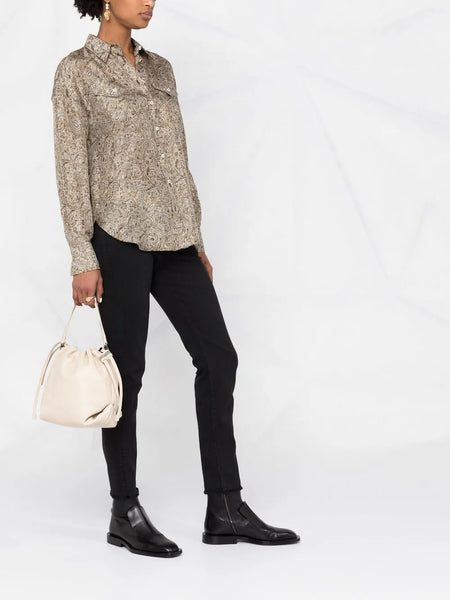 BRUNELLO CUCINELLI WOMEN'S SHIRT MD923RD106_C6901 NWT