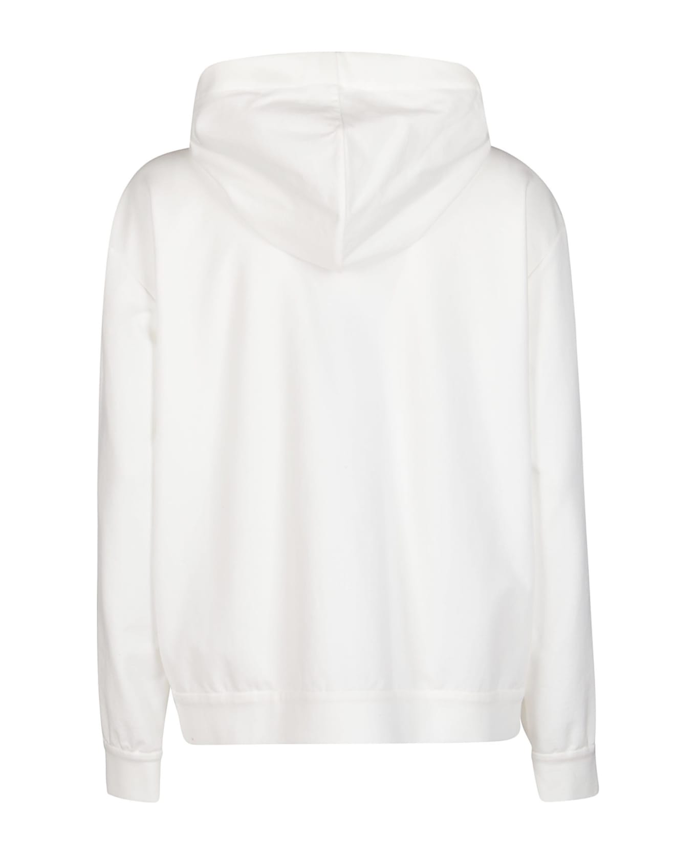 BRUNELLO CUCINELLI WOMEN'S NATURAL COTTON ZIP HOODIE