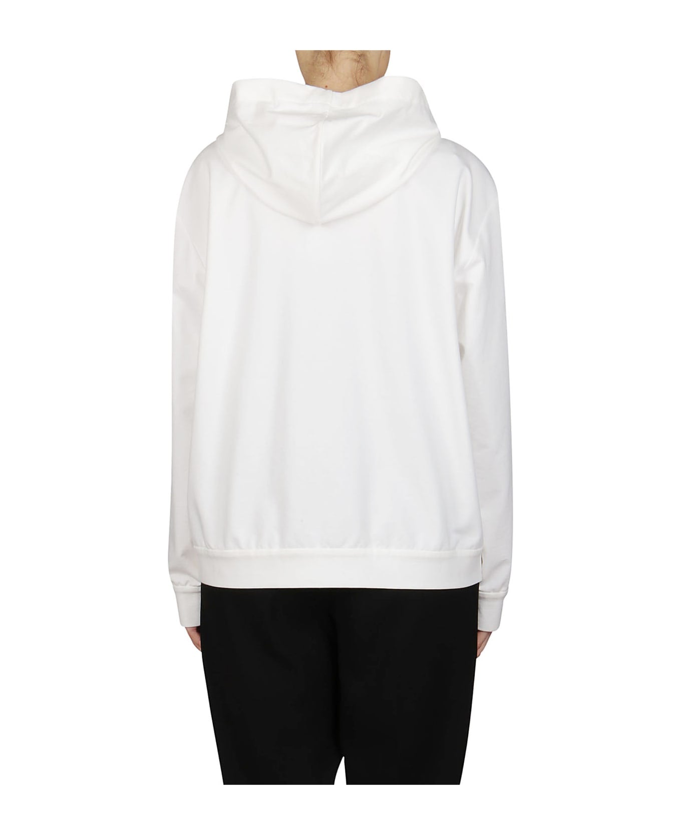 BRUNELLO CUCINELLI WOMEN'S NATURAL COTTON ZIP HOODIE