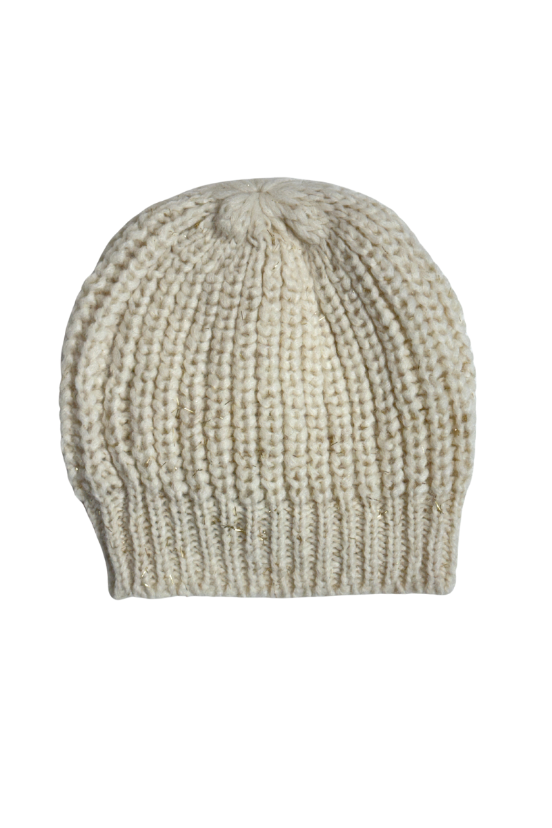 Peserico Cream Beanie