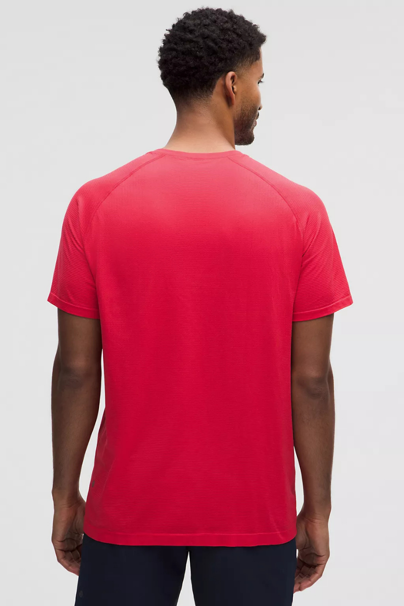 Lululemon Metal Vent Tech Short Sleeve Red Glow/Red Glow