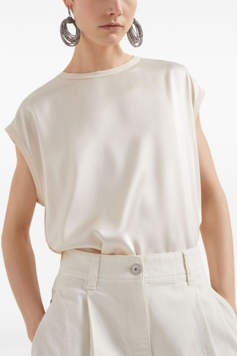 Brunello Cucinelli Silk-Blend Vest M0C59EH500