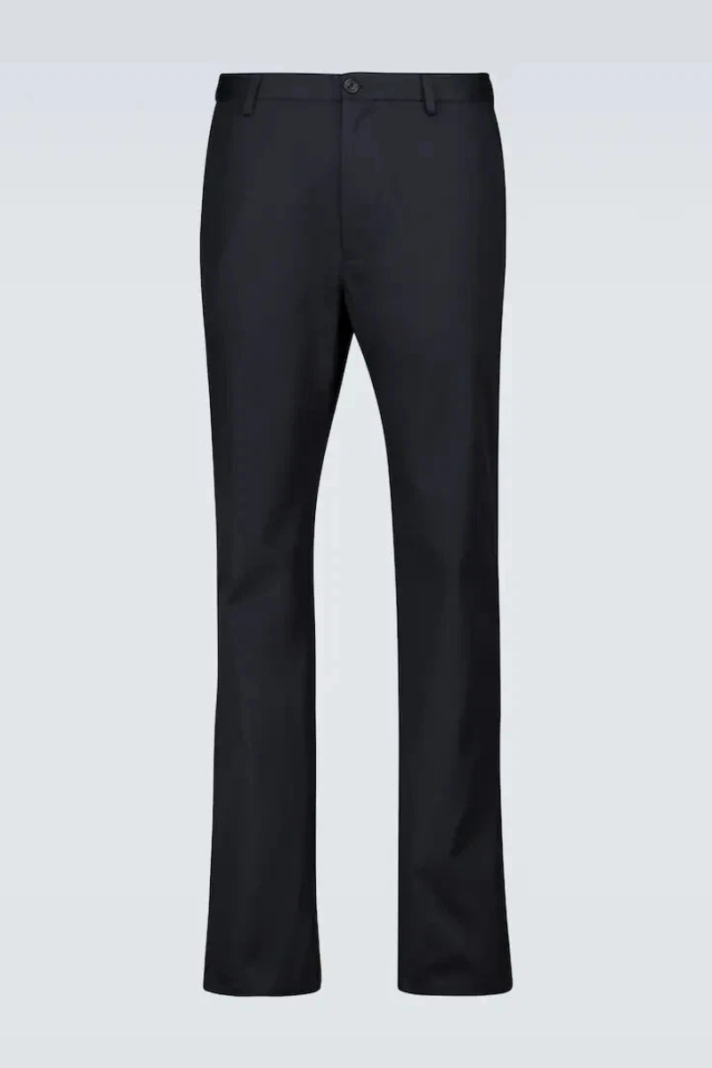 Burberry Men's Navy Blue Shibden Slim Fit Chino Pants