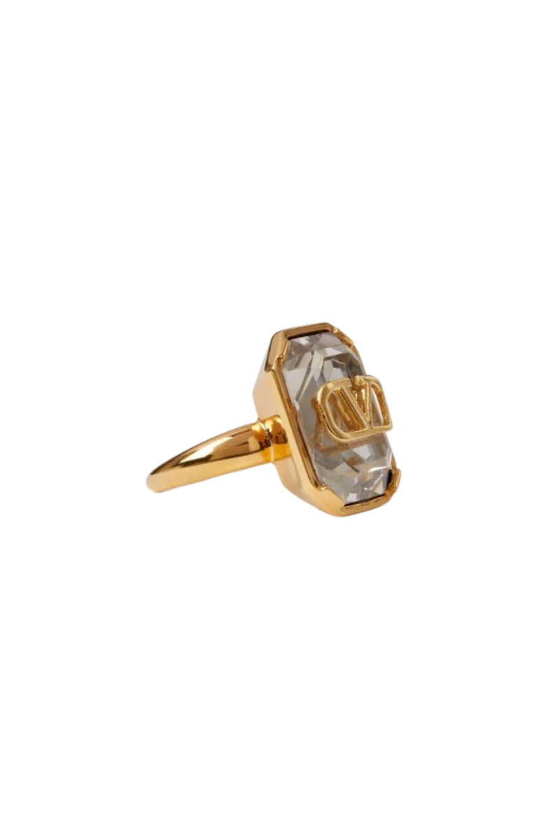 Valentino Garavani
Vlogo Gold-Tone Crystal Ring