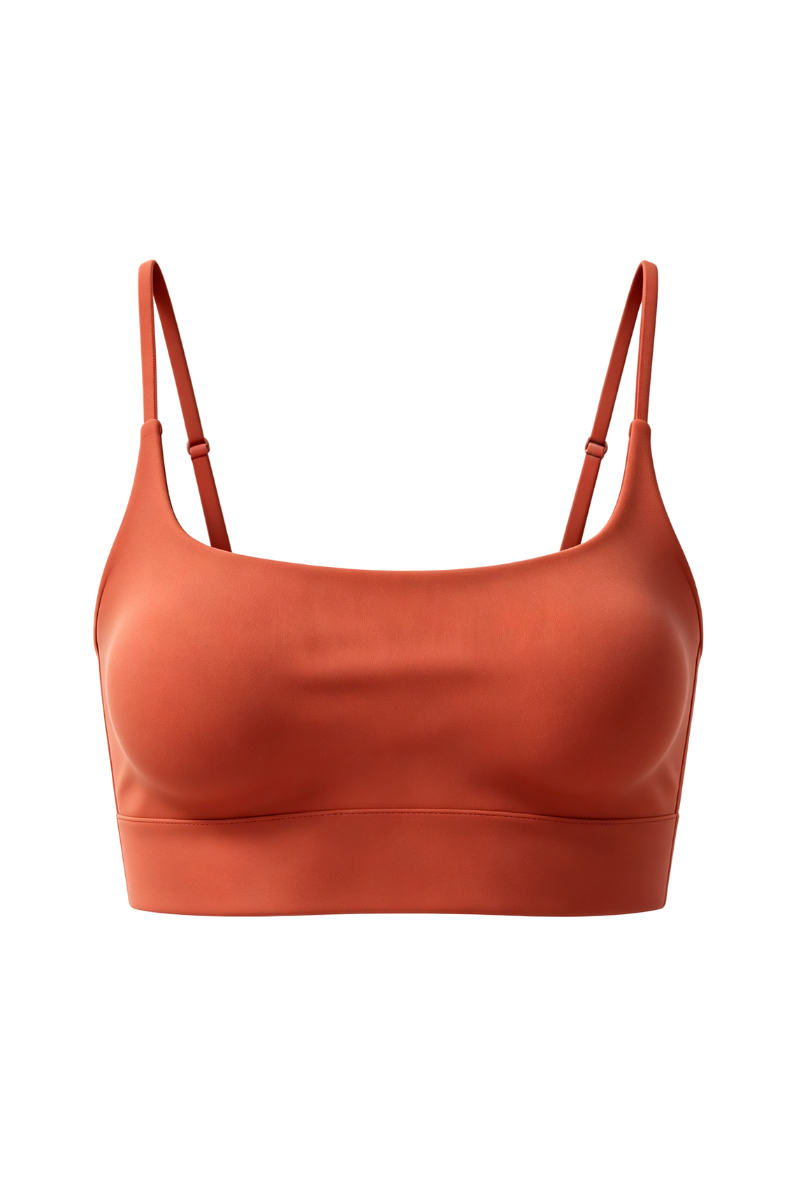 Bandier Bonded Low Impact Bra Mineral Red LOK00238