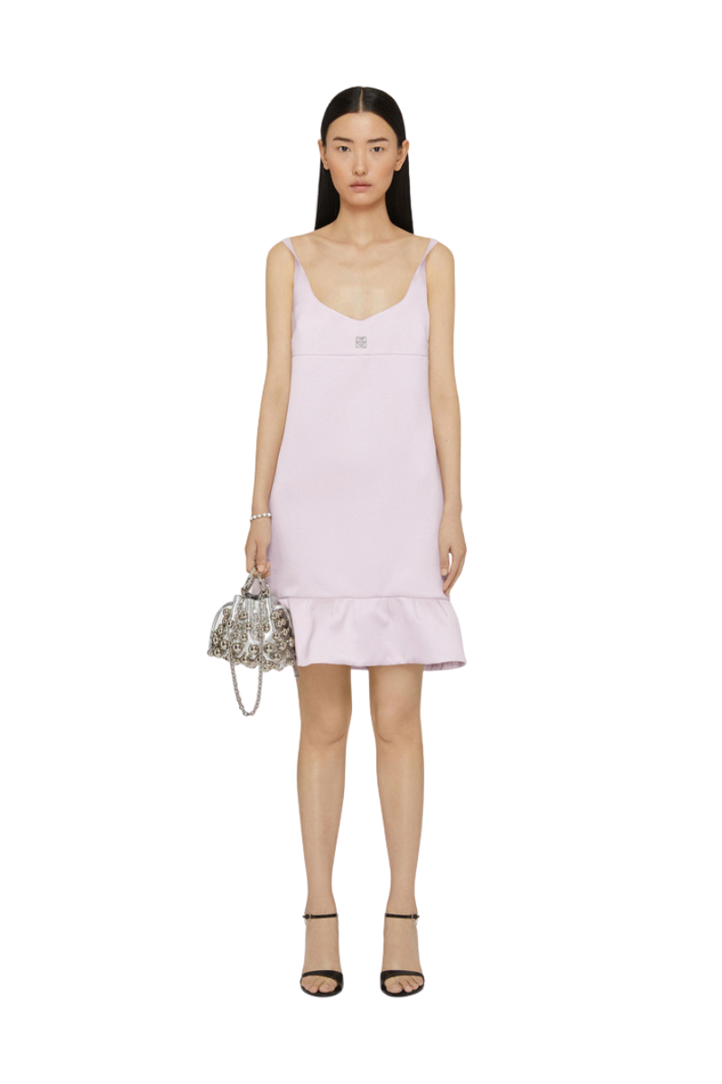 Givenchy Twisting Straps Dress Baby Pink BW229L15VX