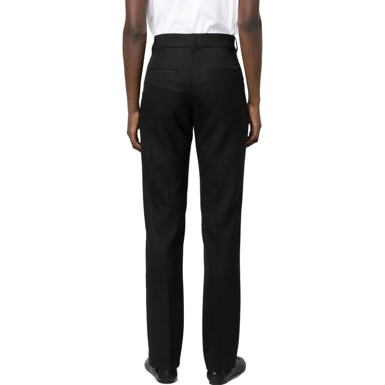 BRUNELLO CUCINELLI WOMEN'S BLACK TAILORED HIGH-WAISTED TROUSERS