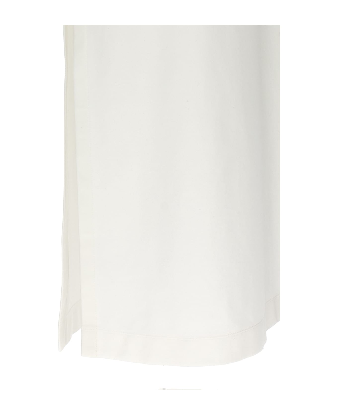 BRUNELLO CUCINELLI WOMEN'S OFF WHITE POLO COLLAR DRESS