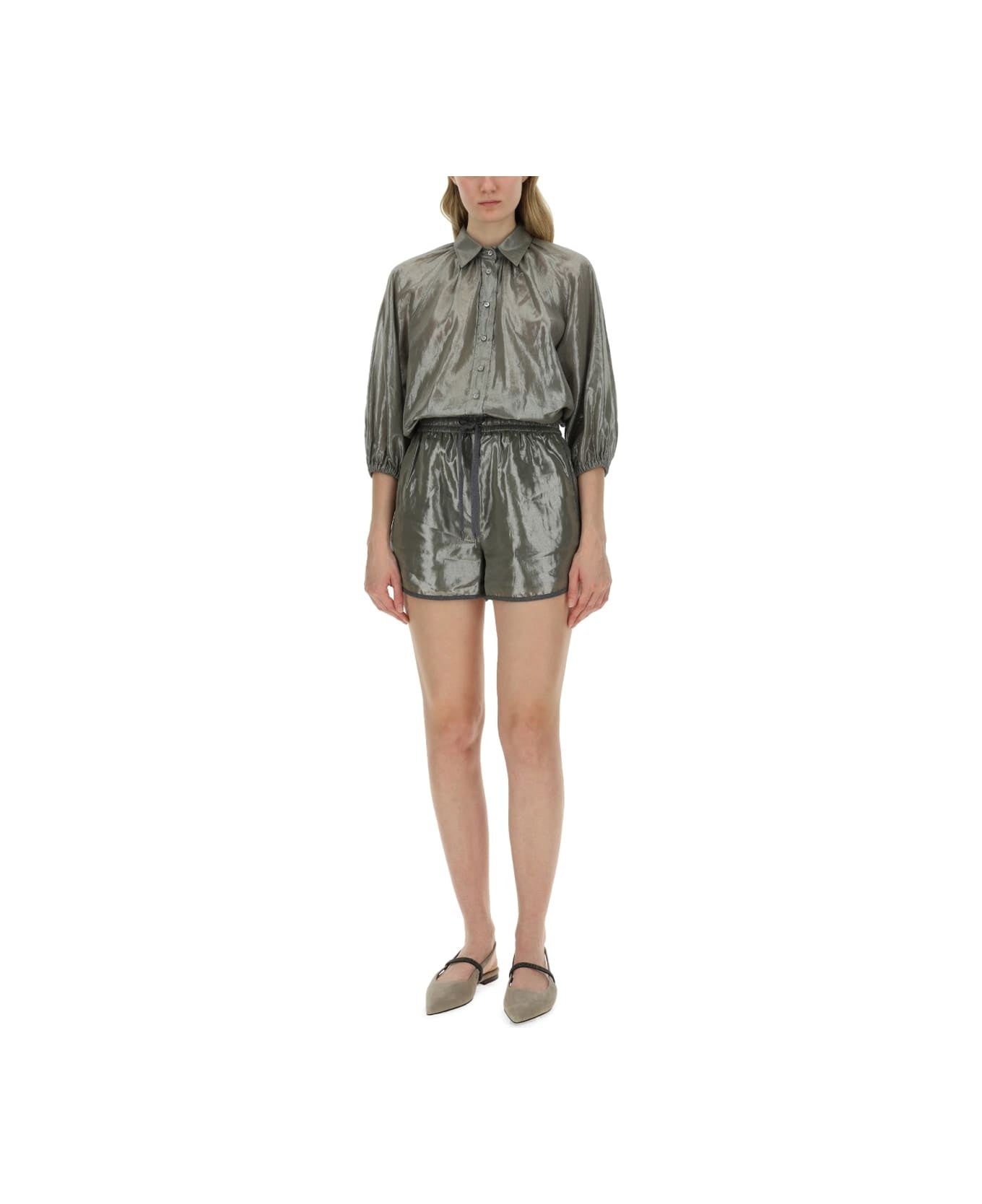 BRUNELLO CUCINELLI WOMEN'S SHIRT ML950MG216_C552 NWT