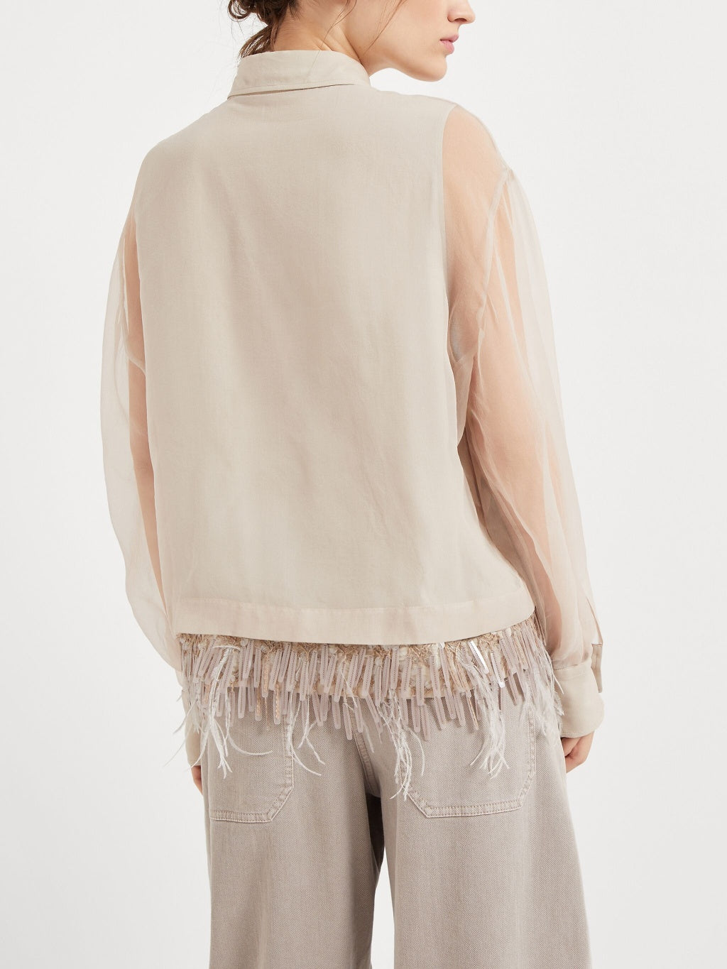 BRUNELLO CUCINELLI WOMEN'S SHIRT MF940RA116_C9643 NWT