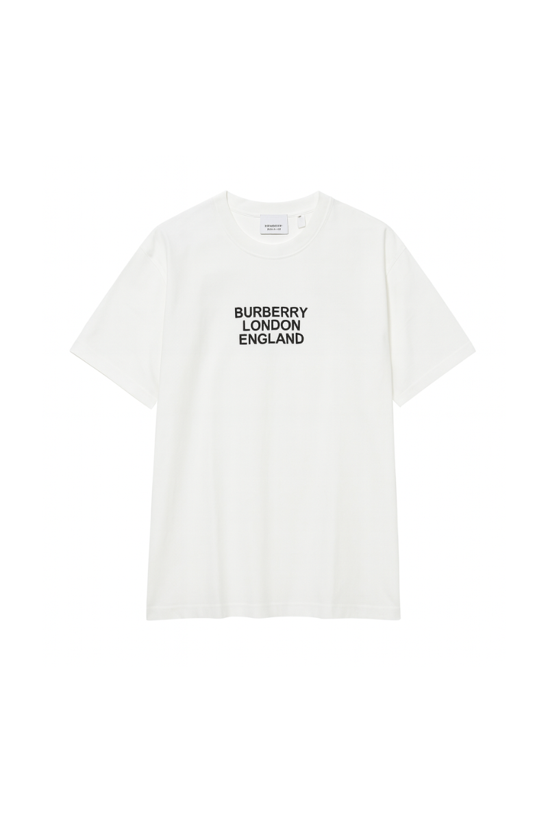 Burberry White Carrick T-Shirt