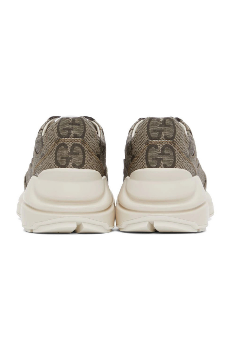 Gucci 100 Rhyton Sneaker (Beige Monogram)