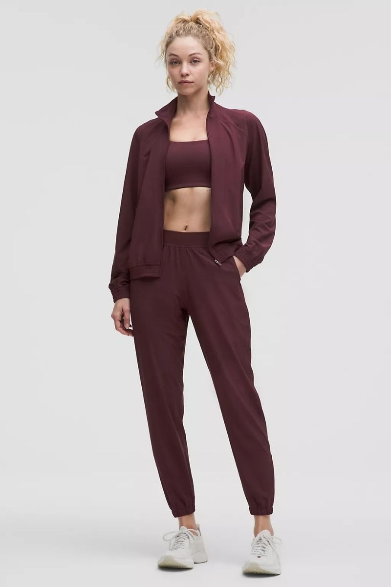 Lululemon Adapted State Perforated High-Rise Jogger-Goodnight Plum